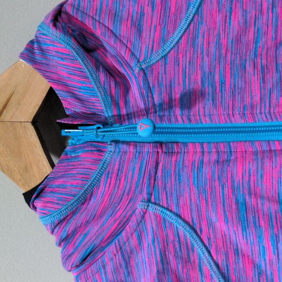 Ivivva Twice the Fun Reversible Full Zip Hooded Jacket Girls 14 - Picture 6 of 11